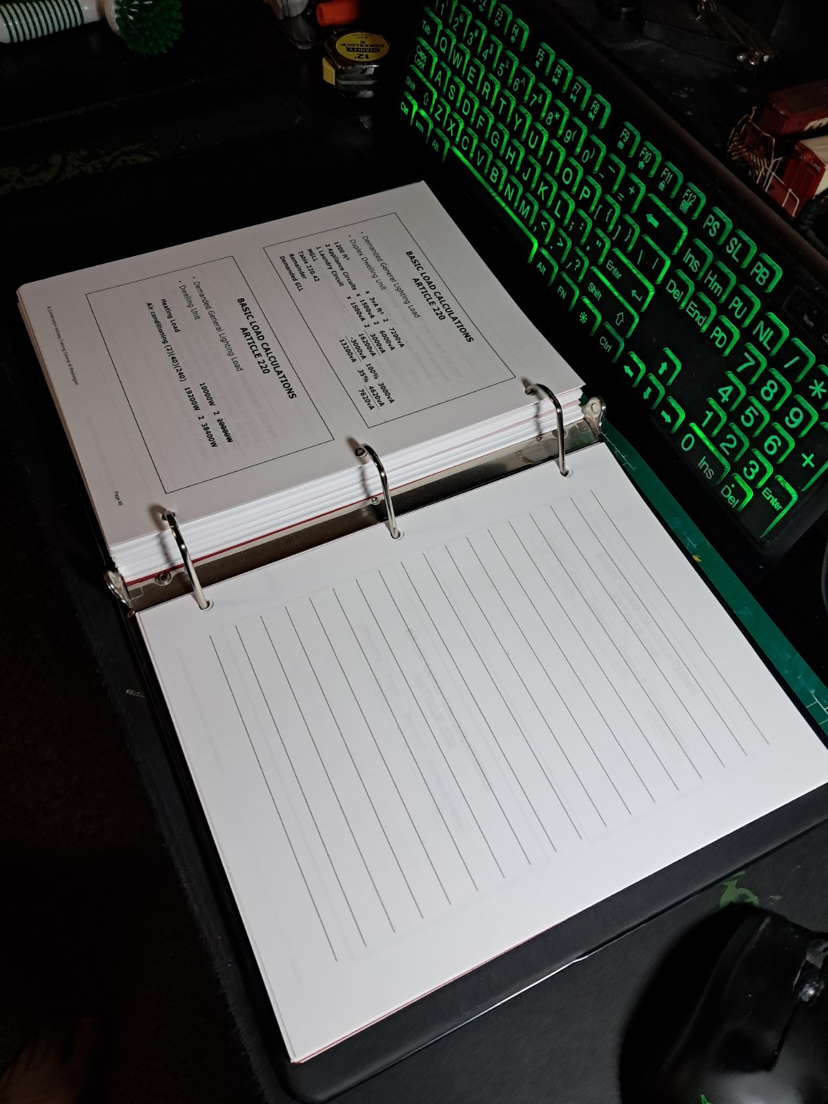 CITC Electrician Training Study Book/Binder Industry Training of Washington
