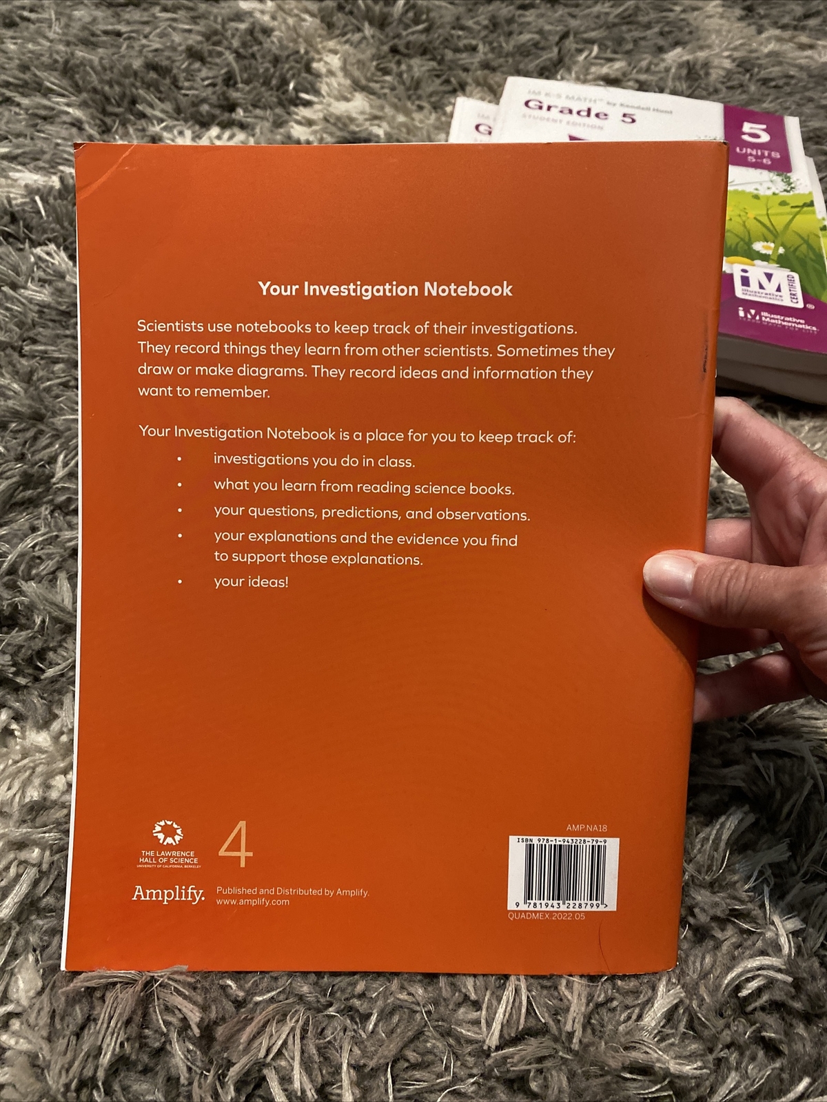 Amplify Science Energy Conversion Blackout Ergstown-Investigation Notebook (BC3)