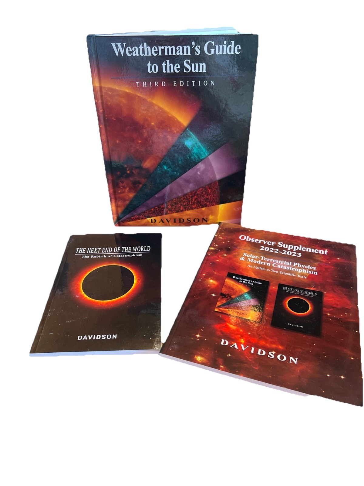 Weatherman’s Guide To The Sun, Observers Supplement, Next End LOT OF 3 Davidson