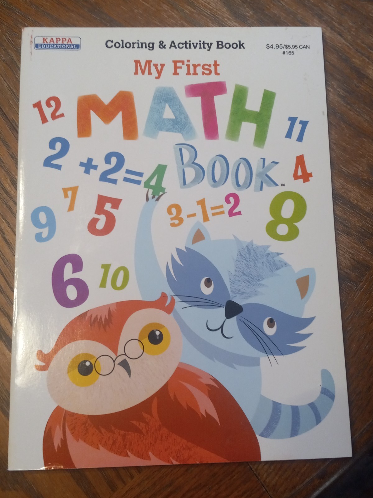 Kappa Educational Coloring and Activity My First Math Book New!!!!!