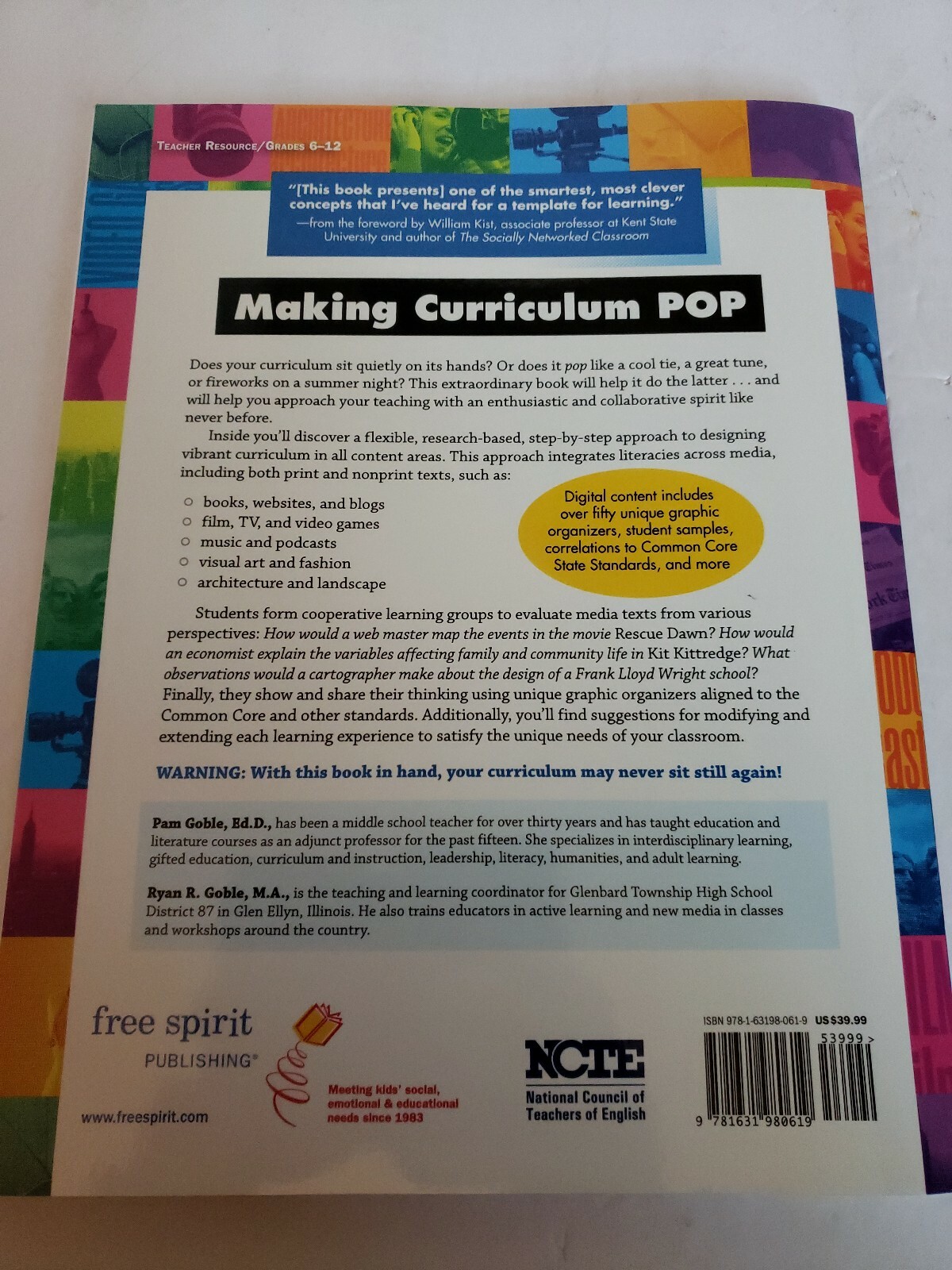 Two Autographed Books: Making Curriculum Pop/Rock N Roll Classroom Teaching