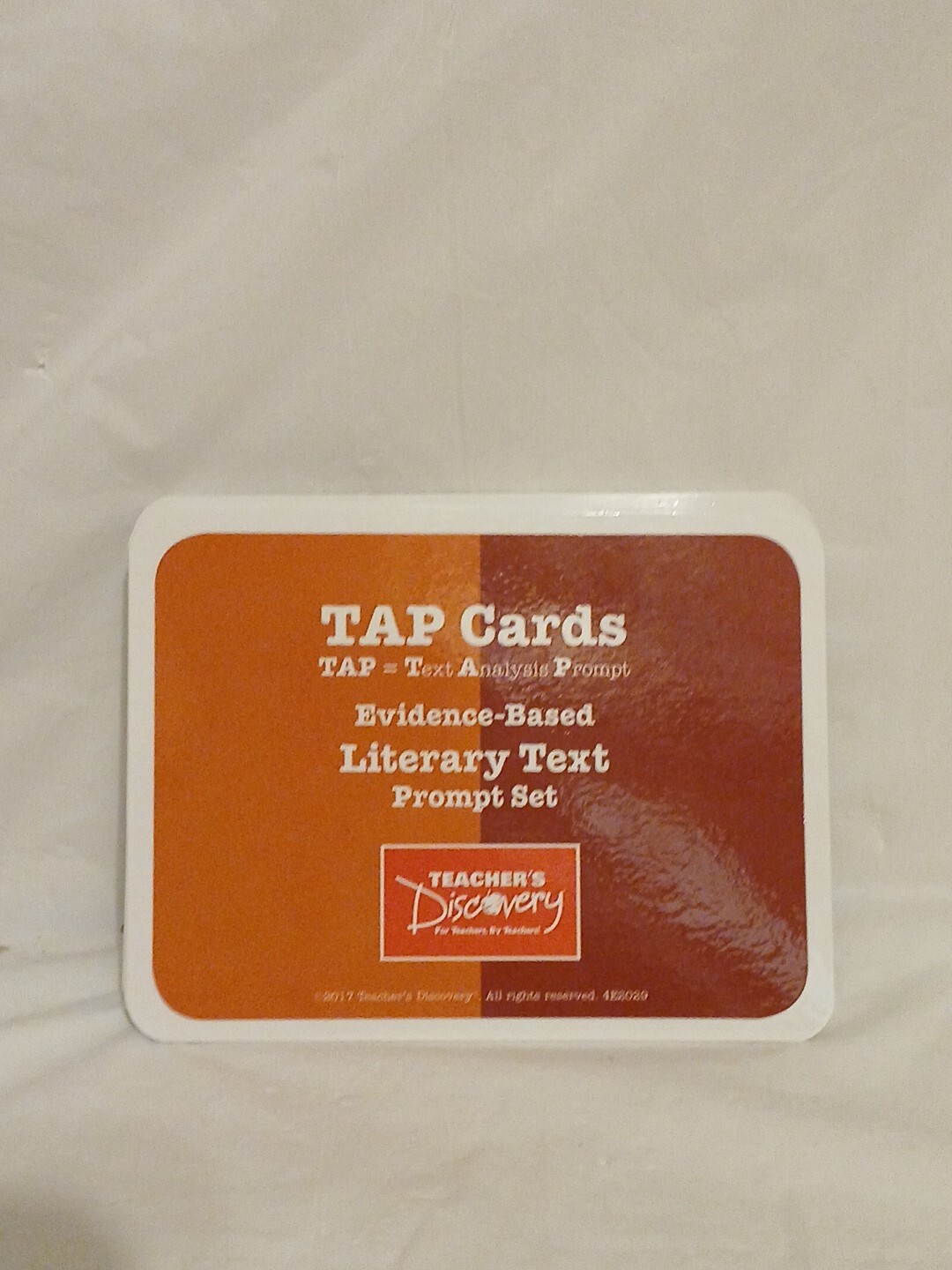 TAP Text Analysis Prompt Cards Evidence Based Literary Text Set Of 34 Teacher