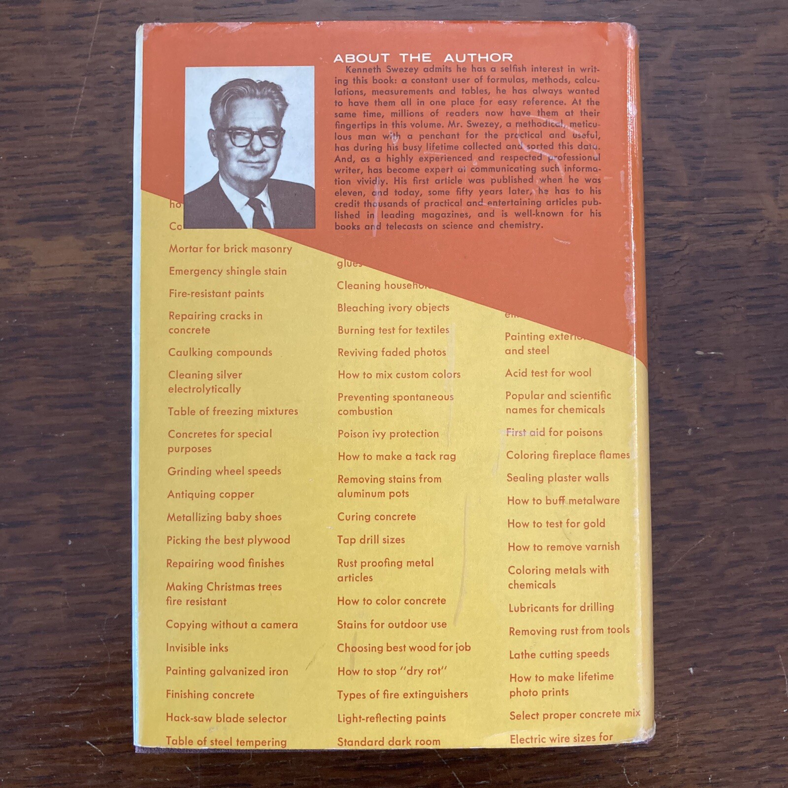 Formulas Methods Tips and Data for Home and Workshop by Kenneth Swezey 1975