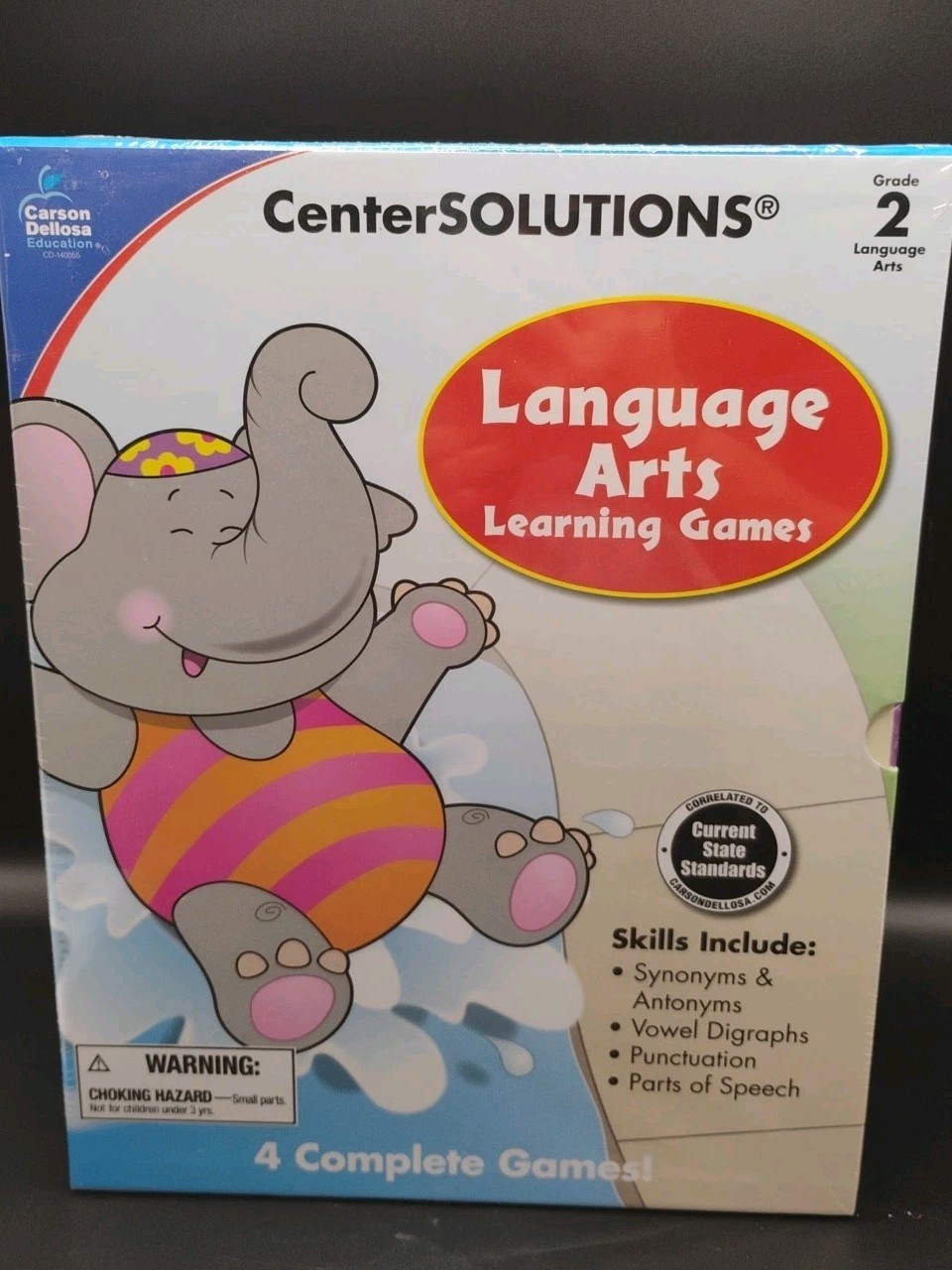 Language Arts Learning Games, Grade 2 by Carson-Dellosa Publishing Staff