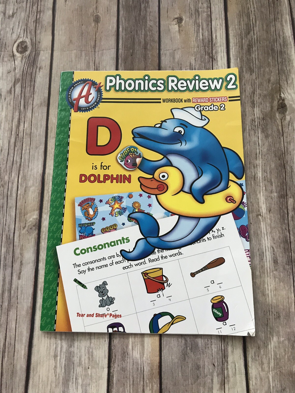 Phonics Review 2 Grade 2 Workbook With Reward Stickers