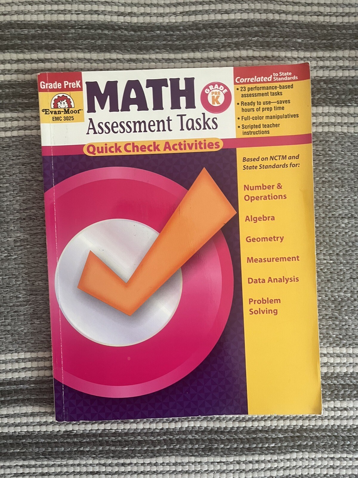 Math Assessment Tasks, Grade PreK Preschool Paperback By Nancy Gist