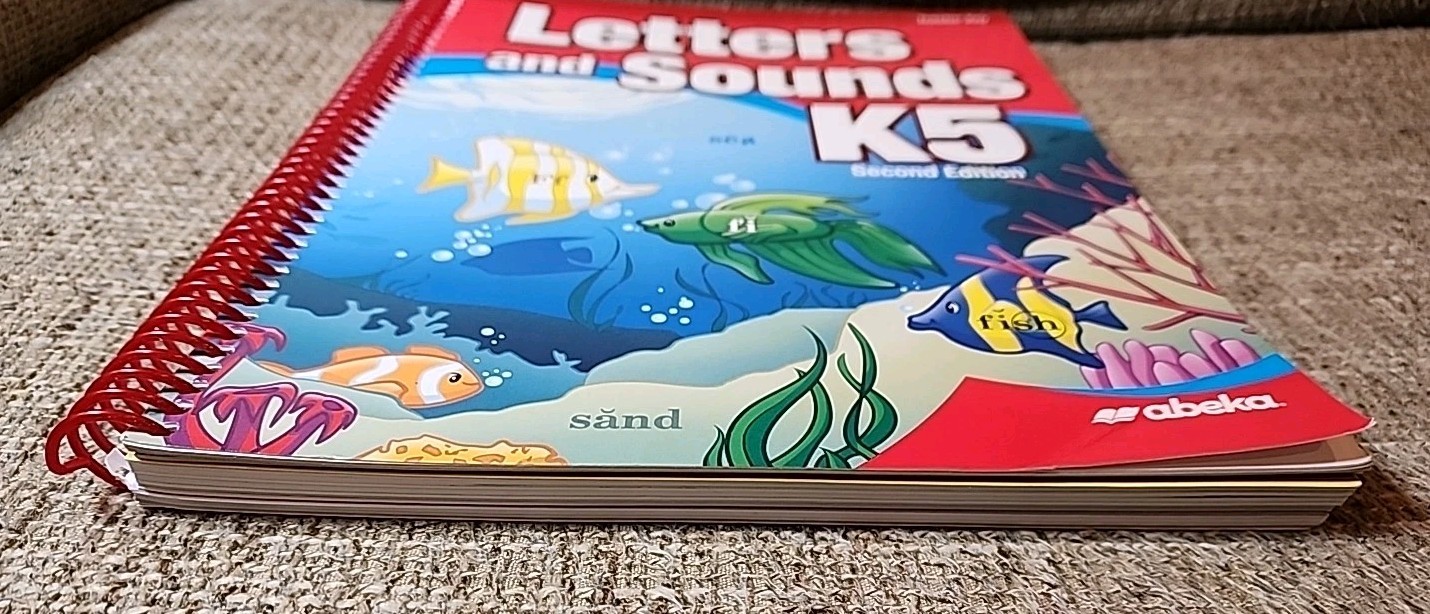 Letters And Sounds K5 Book Abeka A Beka Second Edition Teacher Key