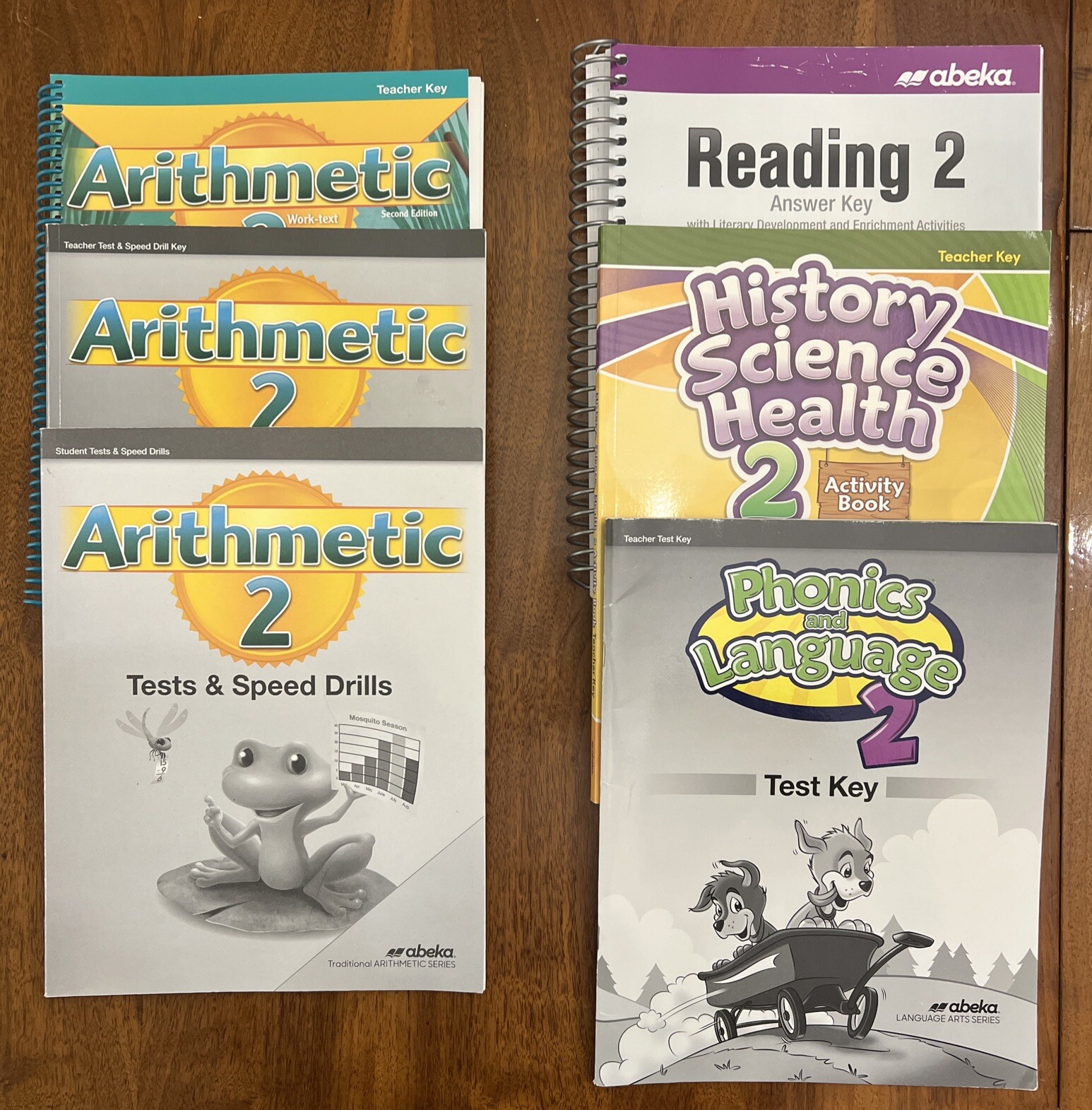 Abeka 2nd Grade Teacher Key Book LOT/ LATEST EDITIONS