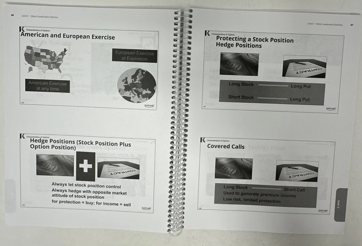 Kaplan Securities Industry Essentials Sie License Class Notes 3rd Edition book