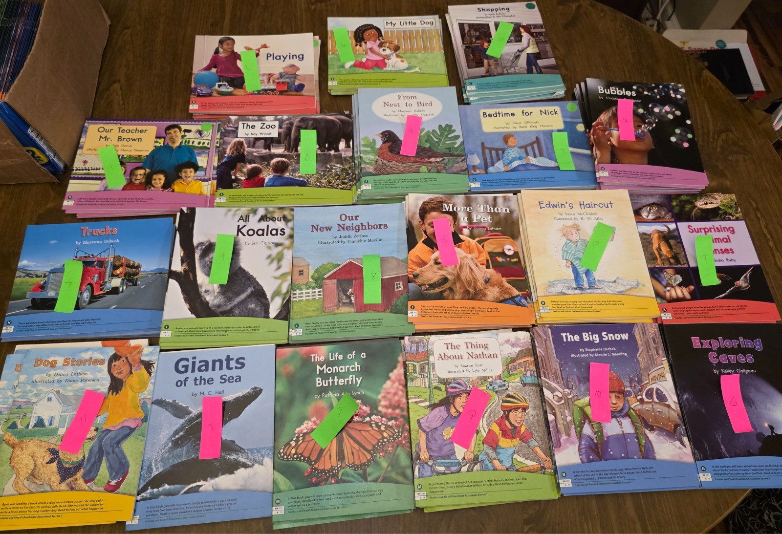 Fountas and Pinell Benchmark Assessment System 1/ Level B-N/168 book, Class Set