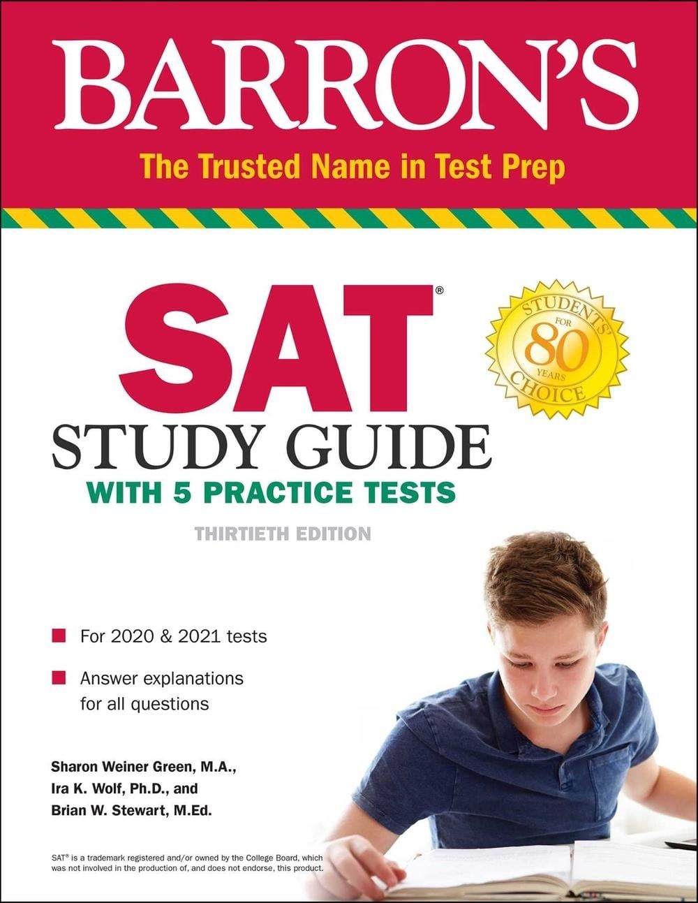 SAT Study Guide with 5 Practice Tests by Sharon Weiner Green (English) Paperback
