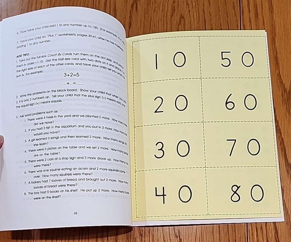 Kinder-Math SET: Teacher’s Manual & Student Workbook, Mortimer & Smith, VTG 1987