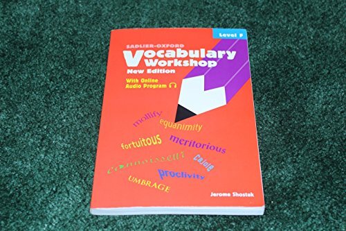 Vocabulary Workshop: Level F by Shostak, Jerome Paperback / softback Book The