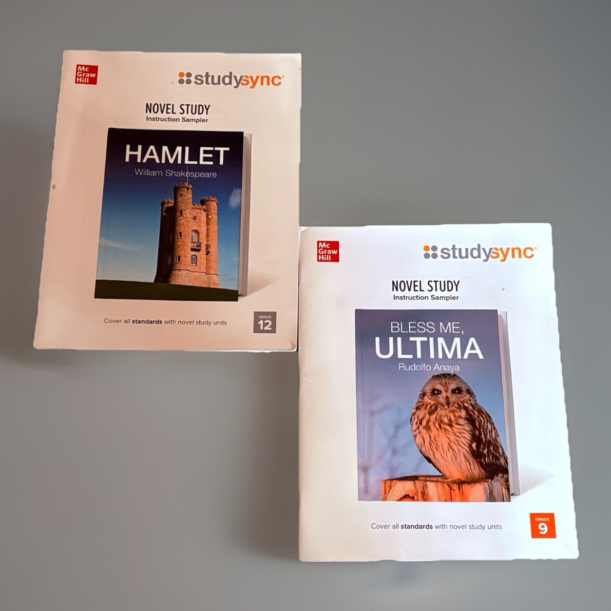 StudySync Teacher Guides Lot Hamlet & Bless Me, Ultima Grade 12 & 9 Curriculum