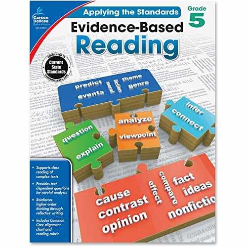 Evidence-Based Reading, Grade – Paperback, by Carson Dellosa Education – Good o