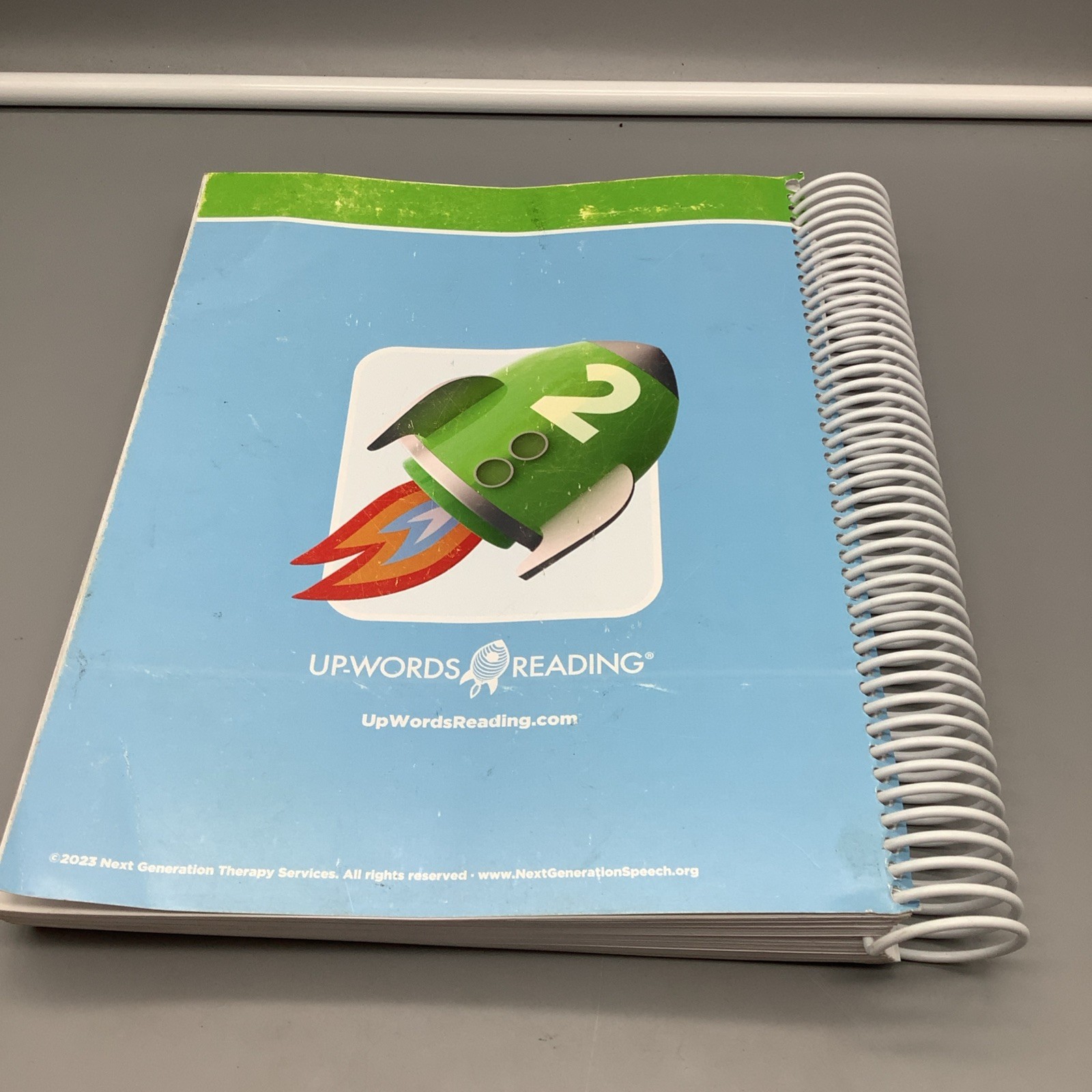 Up-words Reading Workbook Level 2 vol 2 of 3 lessons 11-20 Paperback Spiral Book
