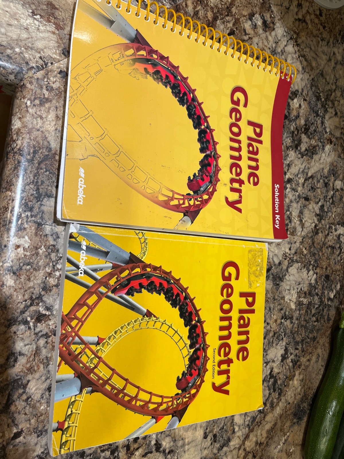 abeka plane geometry student text and solution key