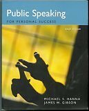 Public Speaking For Personal Success 6th Edition-Factory Sealed with Blemish