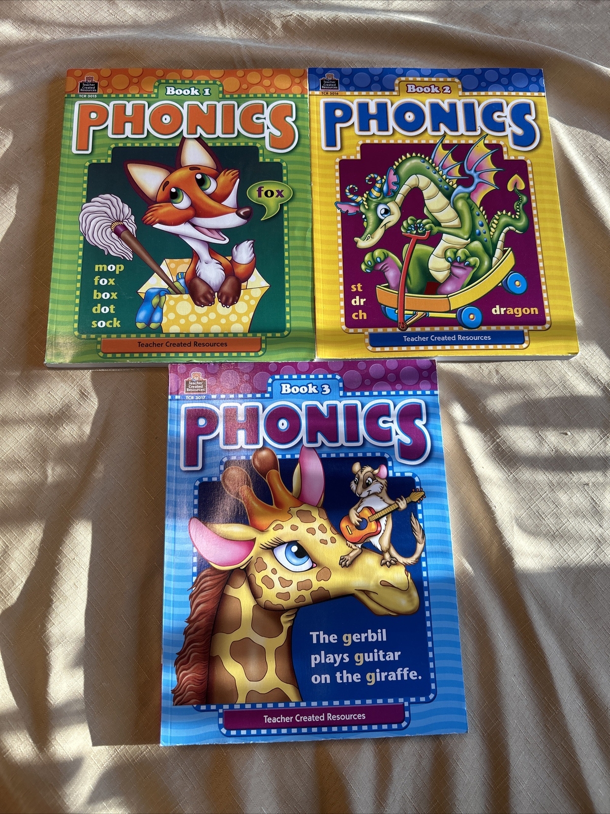 Phonics Teacher Created Resources Books 1, 2, and 3 -Great!!!