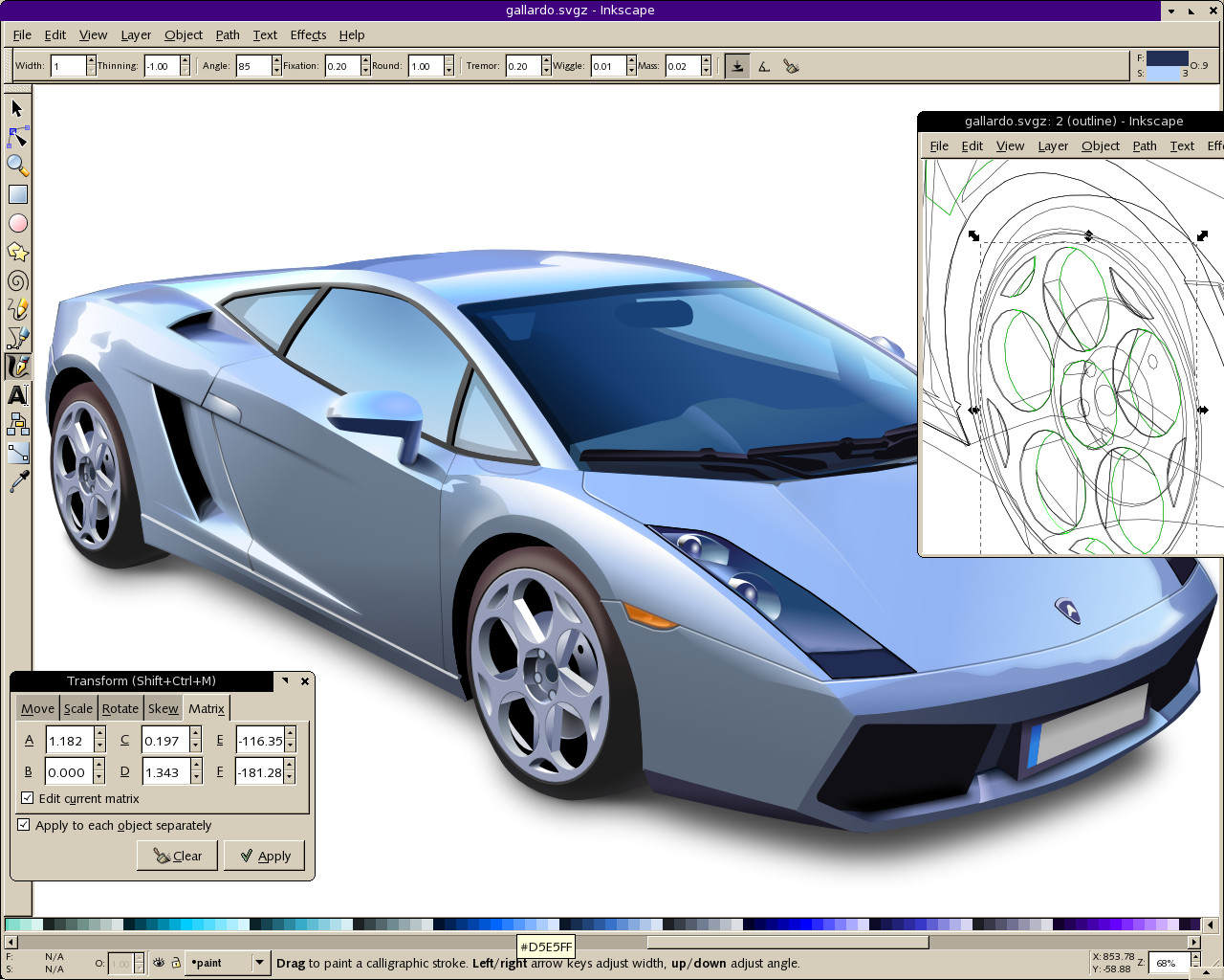 Inkscape Professional Drawing Software vector graphics for Windows
