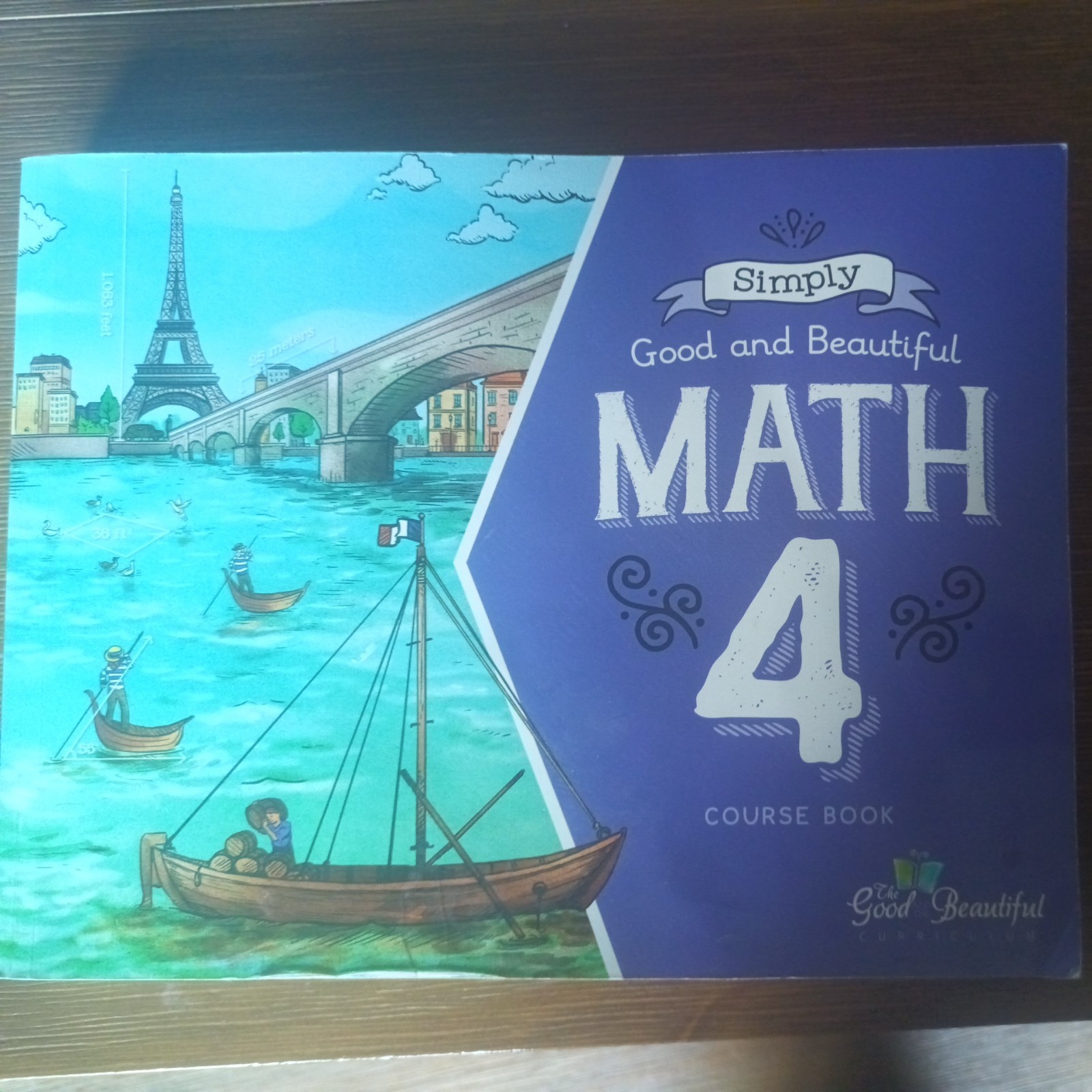 The Good and the Beautiful 4th Grade Math Course Book, Used, Lessons 5-120