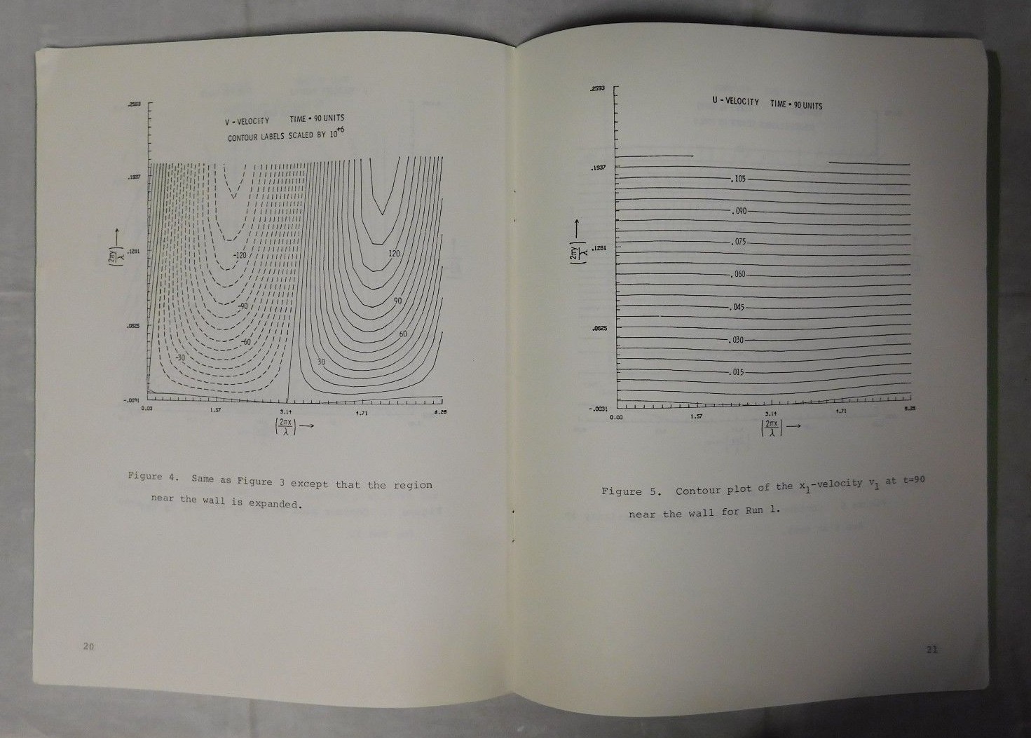 Numerical Simulation Of Shear Flows Over Wavy Boundaries NASA Contractor Report
