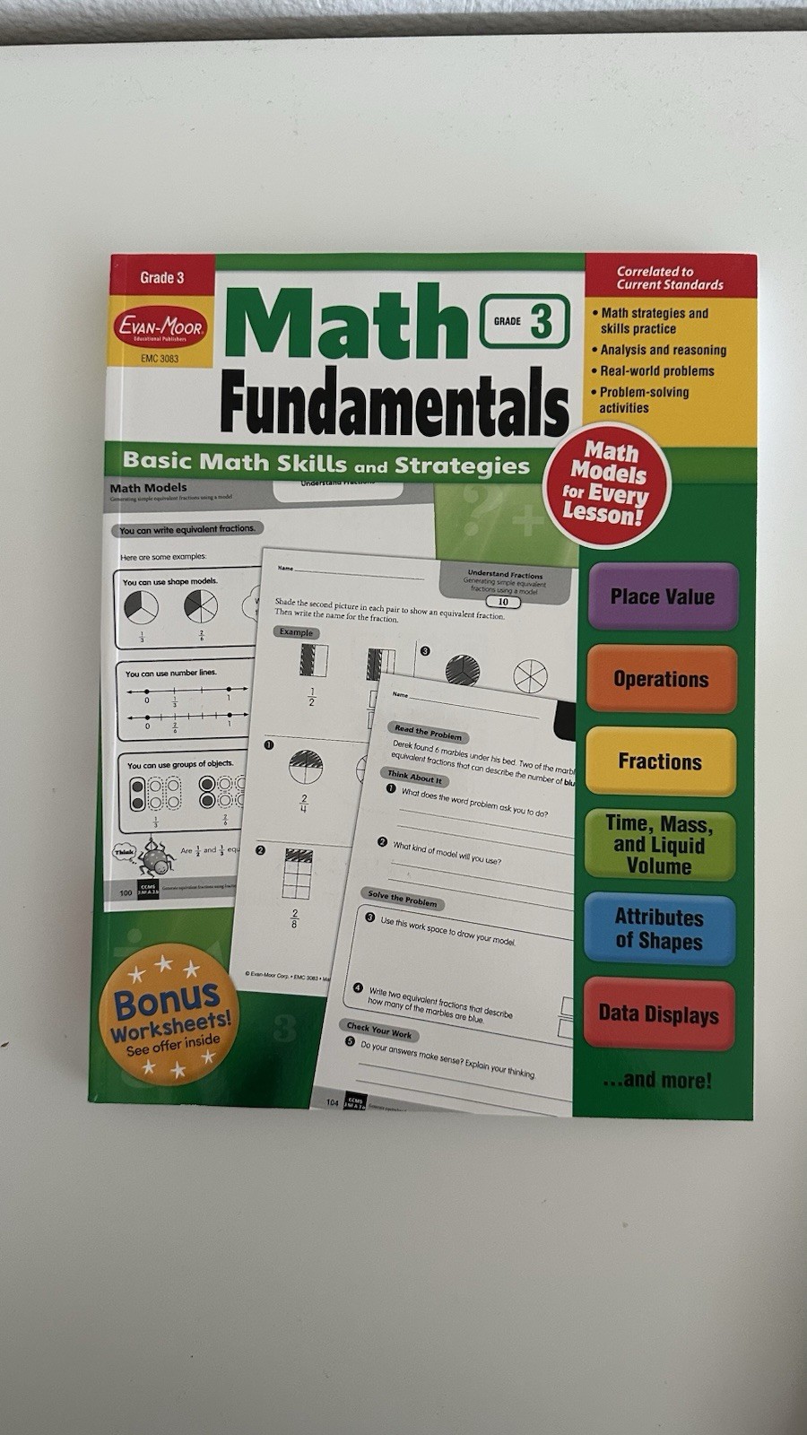 3rd Grade 7-Subject Workbook Bundle Homeschool Curriculum By Evan Moor