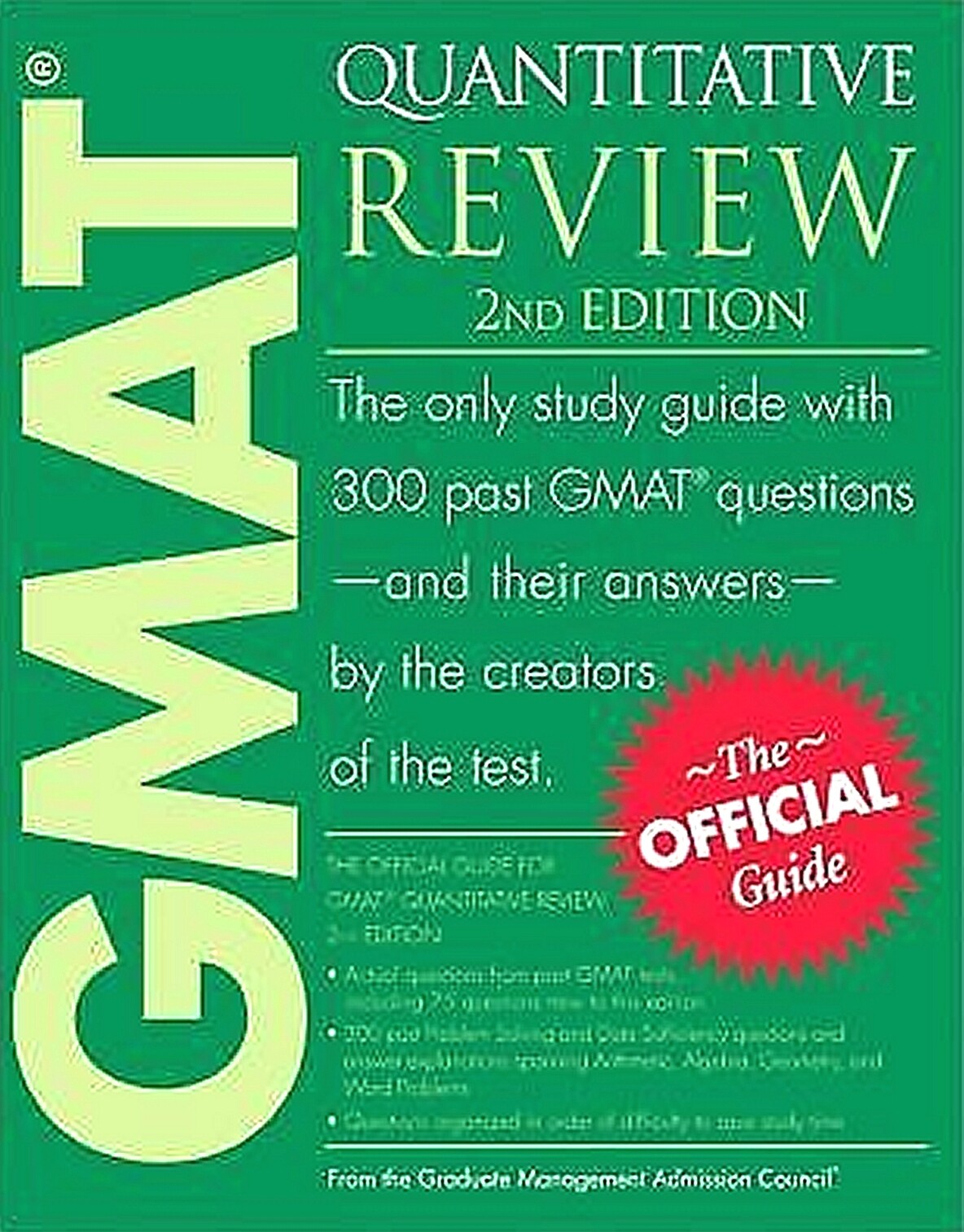 GMAT 13TH EDITION REVIEW BUNDLE. BUNDLE INCLUDES QUANTTTATIVE AND VERBAL REVIEWS