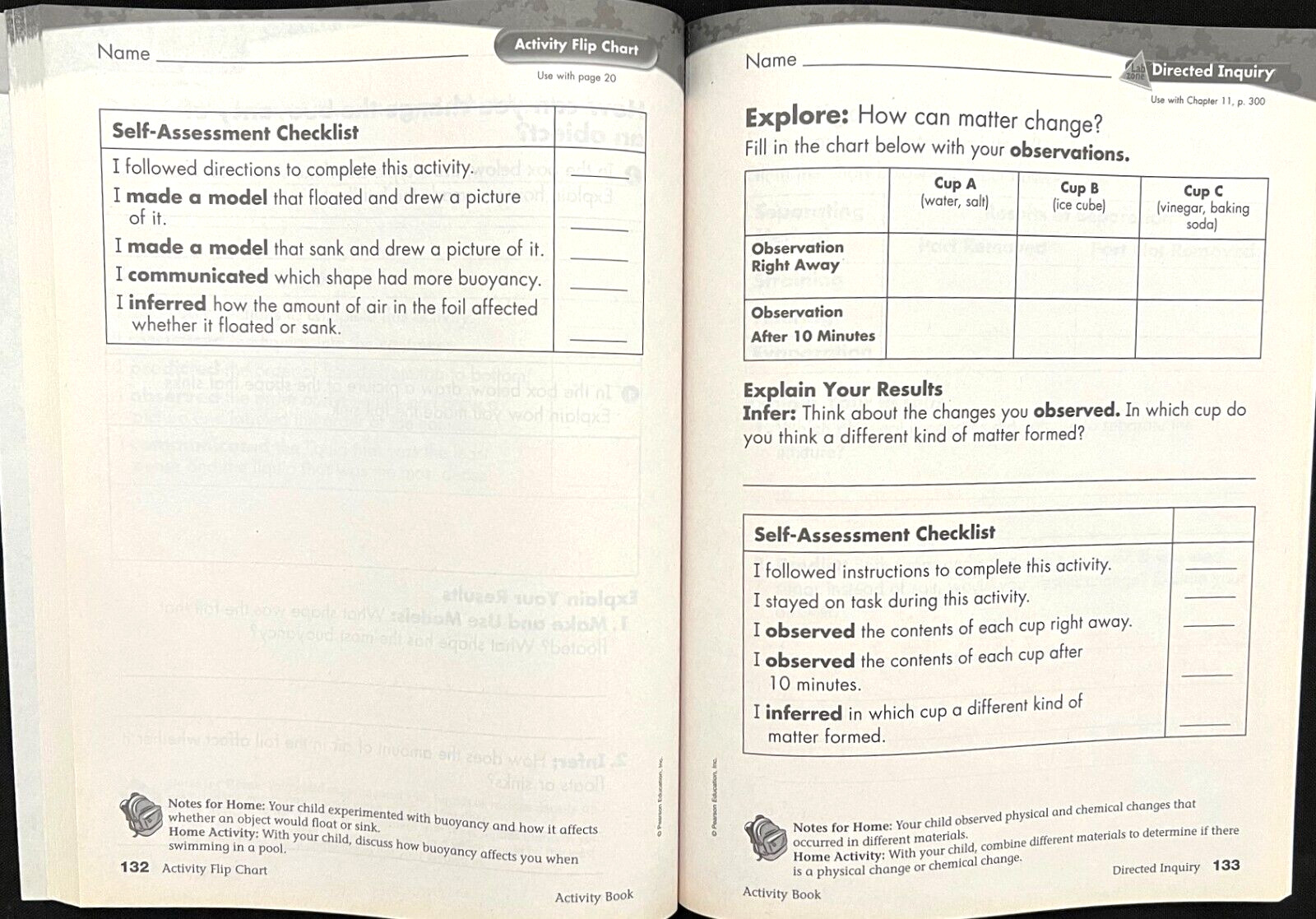 3rd Grade – SCIENCE – ACTIVITY BOOK – STUDENT EDITION (2006, Foresman)