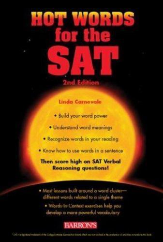 HOT WORDS FOR SAT (BARRON’S HOT WORDS FOR SAT) By Linda Carnevale **BRAND NEW**