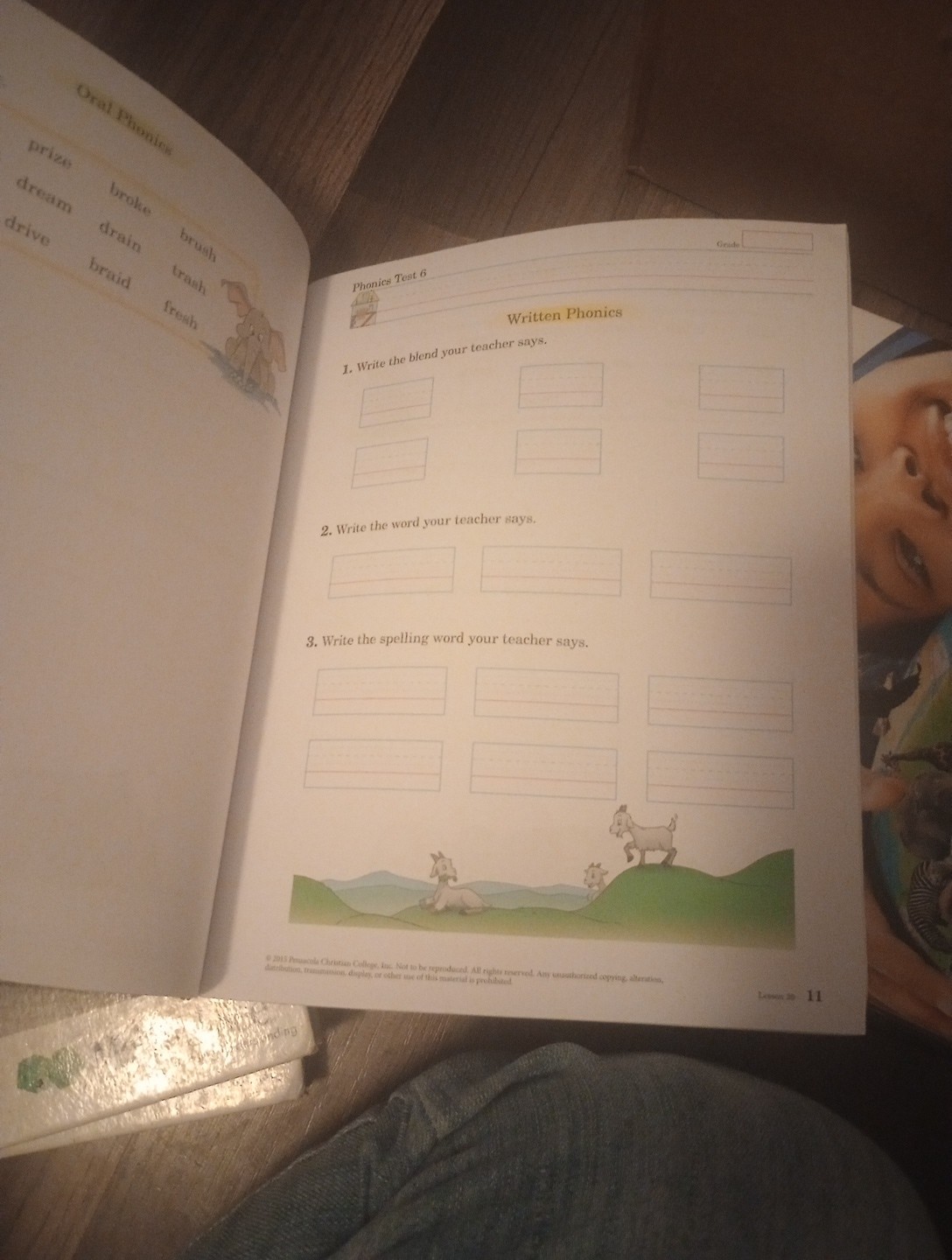 Abeka Letters & Sounds 1 TESTS