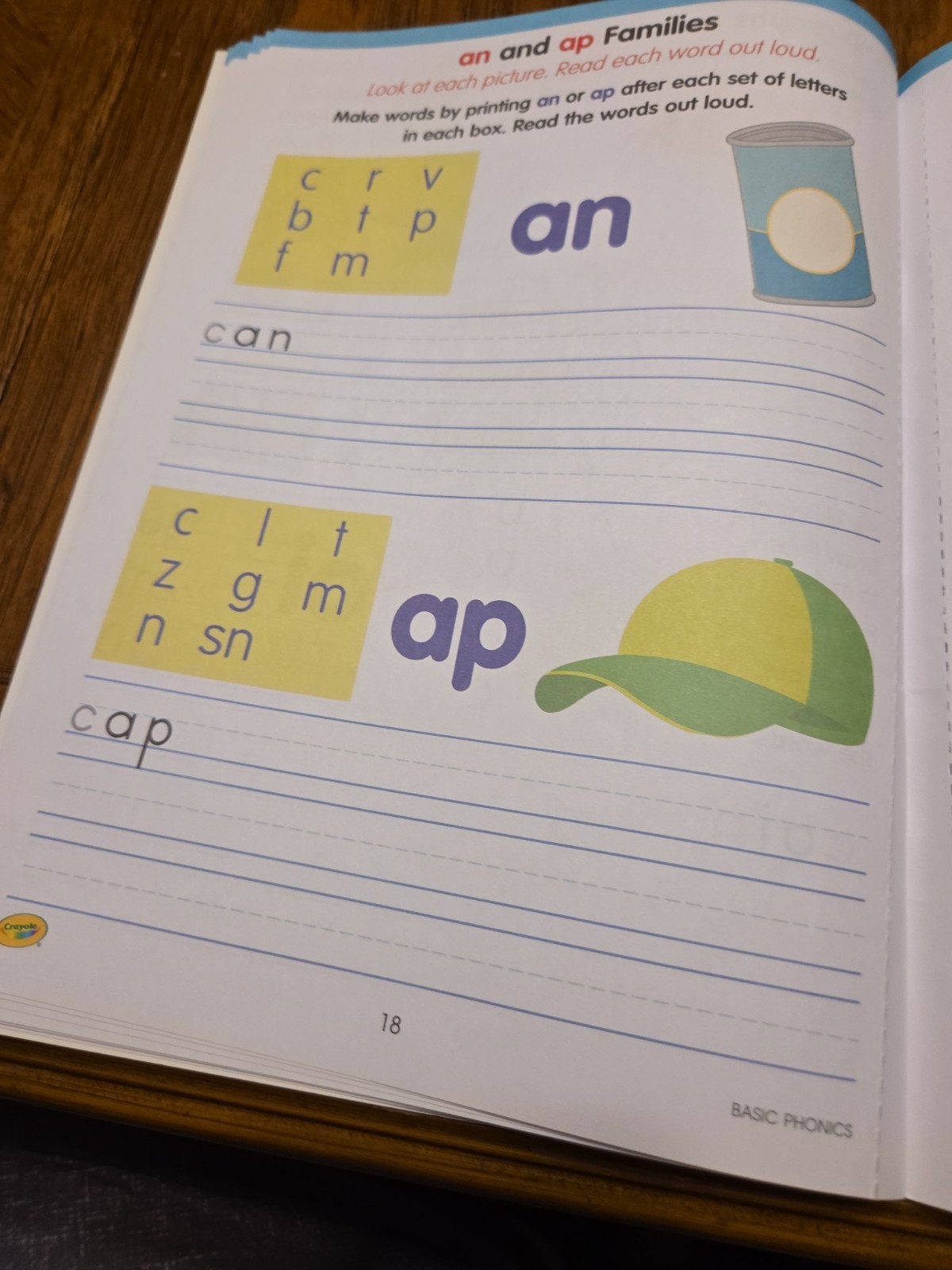Crayola Grade1 Basic Skills Activity Book «Phonics 1»