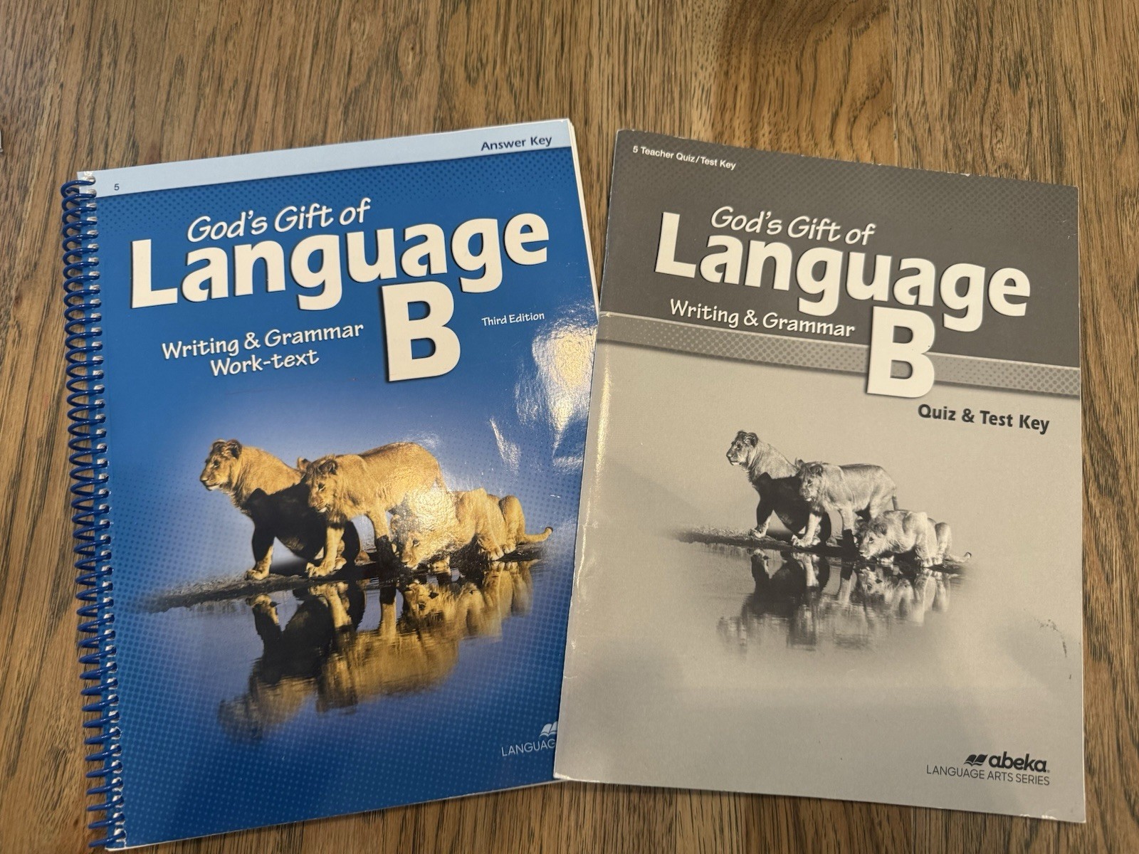 Abeka 5th Grade Language B 3rd Edition TEXT ANSWER KEY and QUIZ & TEST KEY