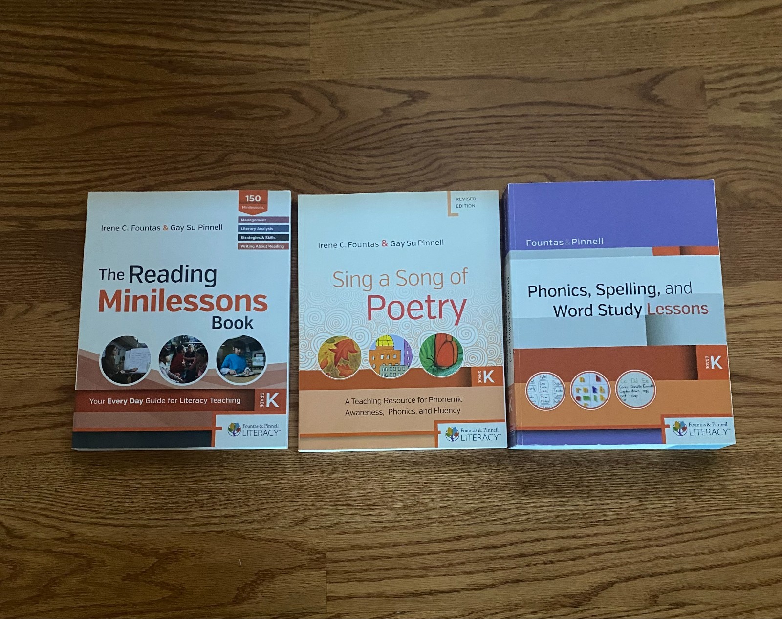 Kindergarten -FOUNTAS & PINNELL -Phonics, Spelling, & Word Study Book Set