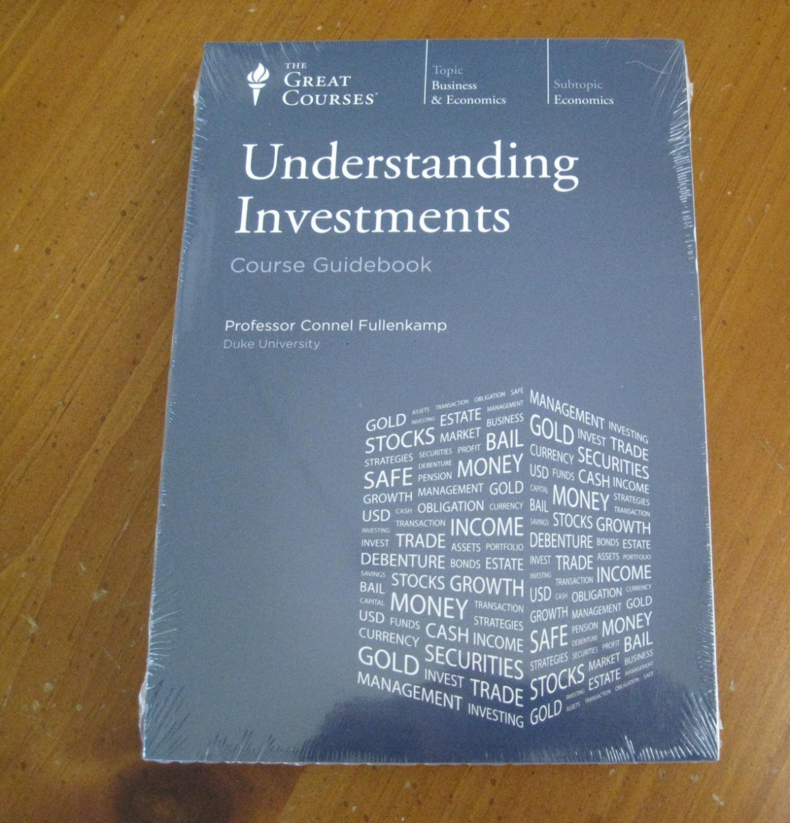 Great Courses: Understanding Investments By Connel Fullenkamp 4 Disc DVD + Book