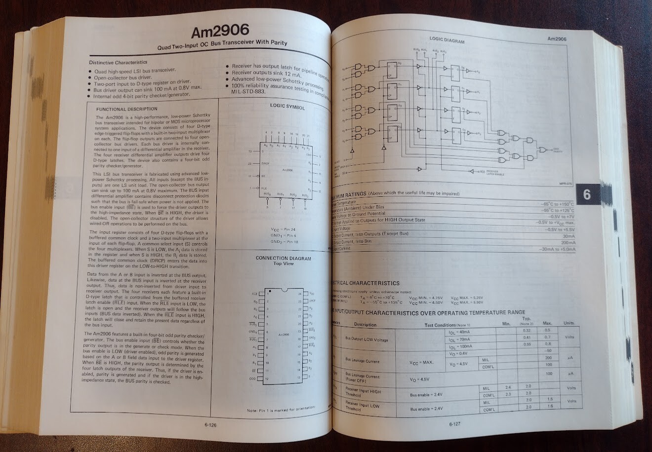 1981 Advanced Micro Devices Bipolar Microprocessor Logic and Interface Data Book