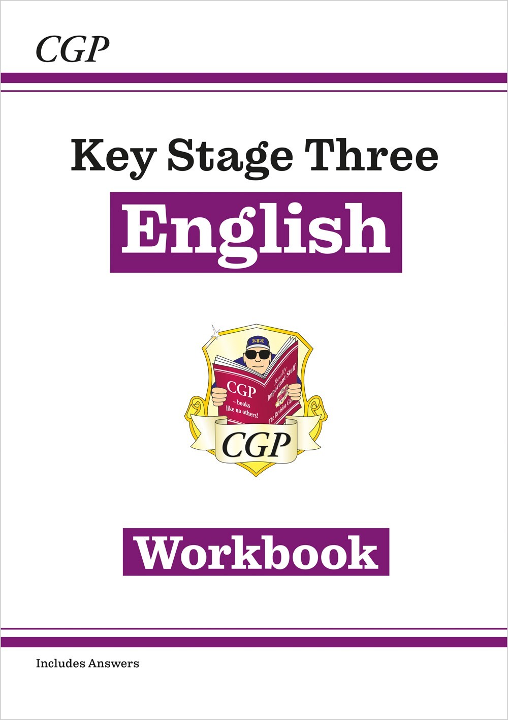 KS3 Maths Science & English Study Guide & Workbook with Answer 6 Books CGP