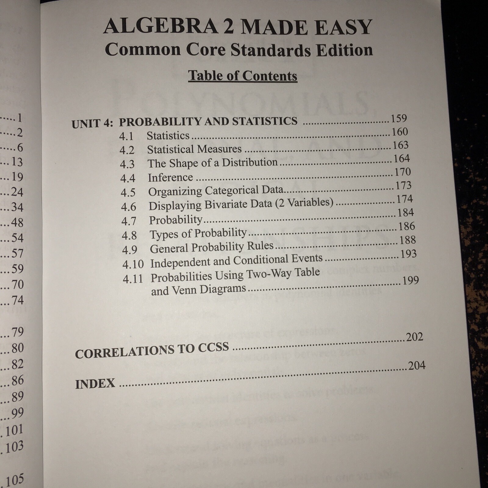 ALGEBRA 2 MADE EASY