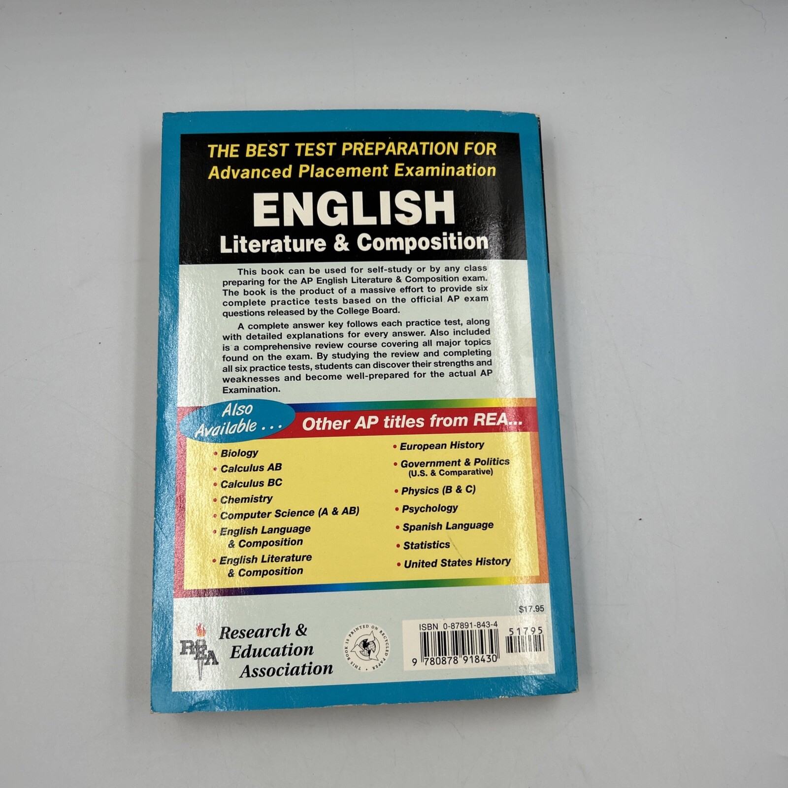 Advanced Placement (Ap) Test Preparation Ser.: AP English Language and…