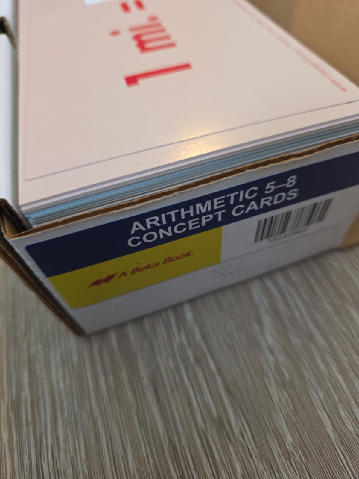 Abeka Arithmetic Concept Cards Grades 5-8 Flash Cards Complete Set Homeschool