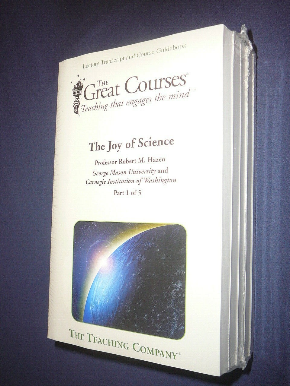 Teaching Co Great Courses TRANSCRIPTS : THE JOY of SCIENCE new & sealed