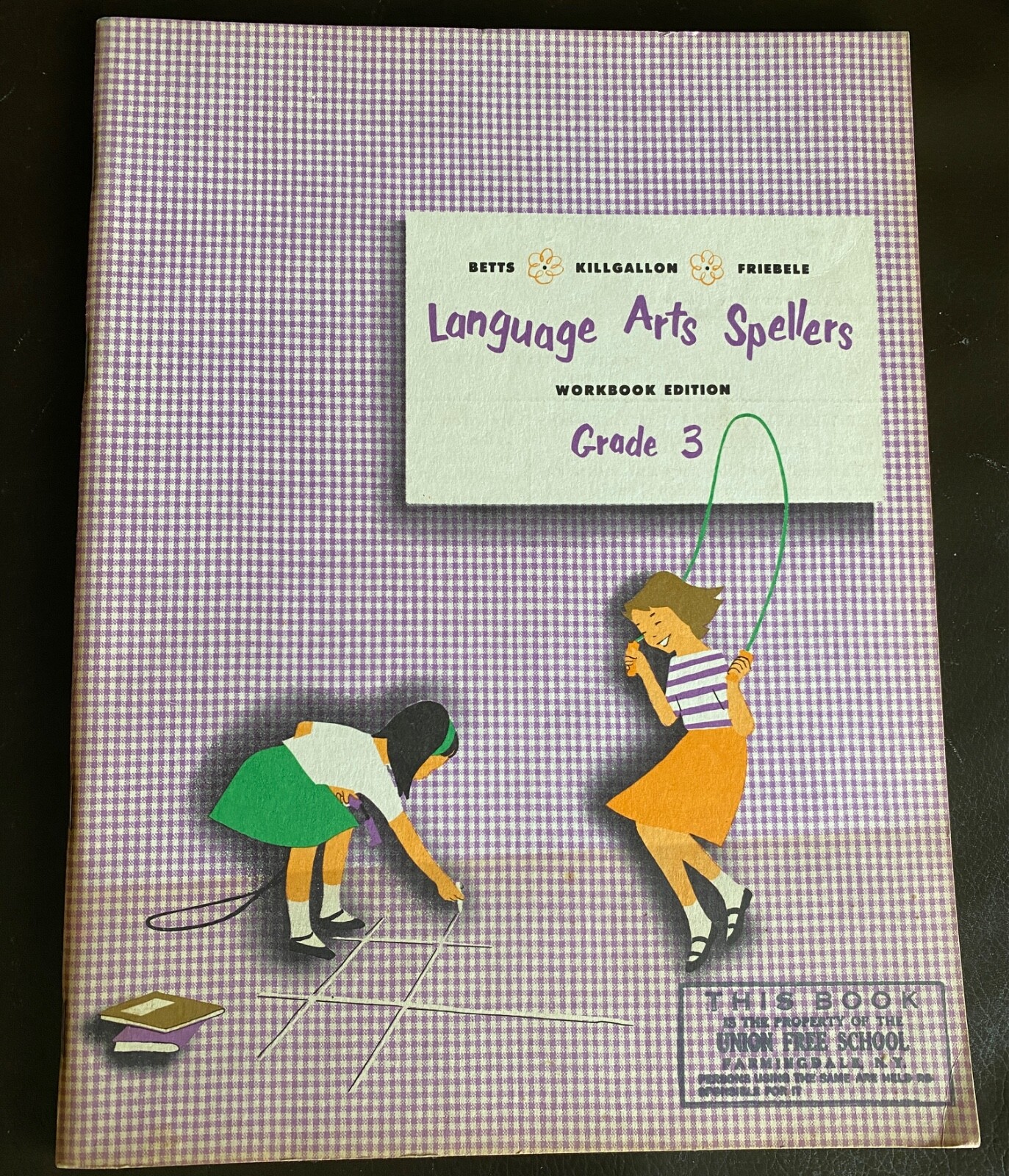 Vintage 1959 unused Language Arts Spellers Grade 3 workbook edition