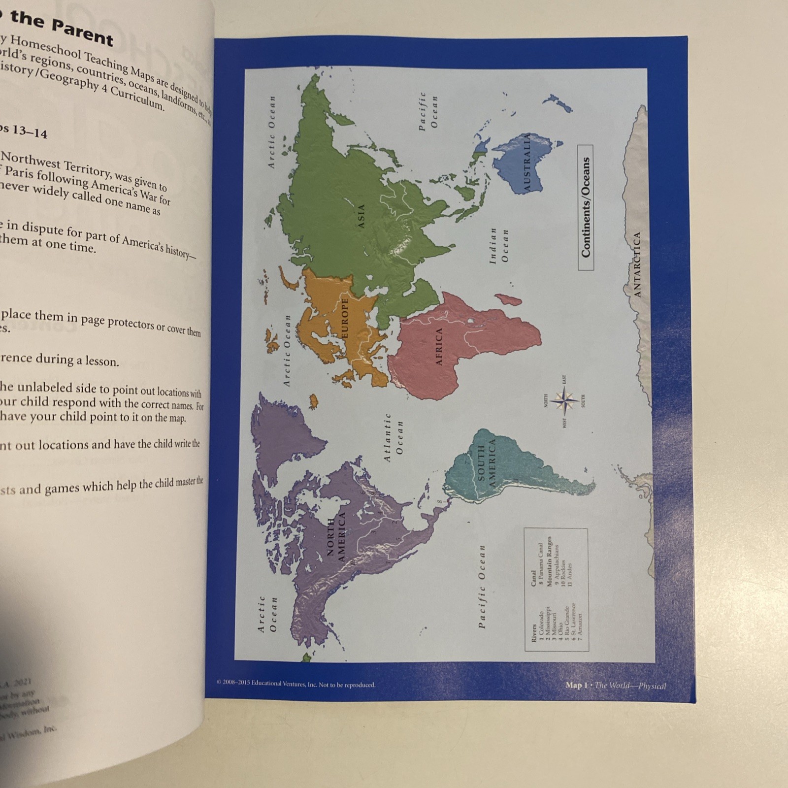 Abeka – Geography Teaching Maps