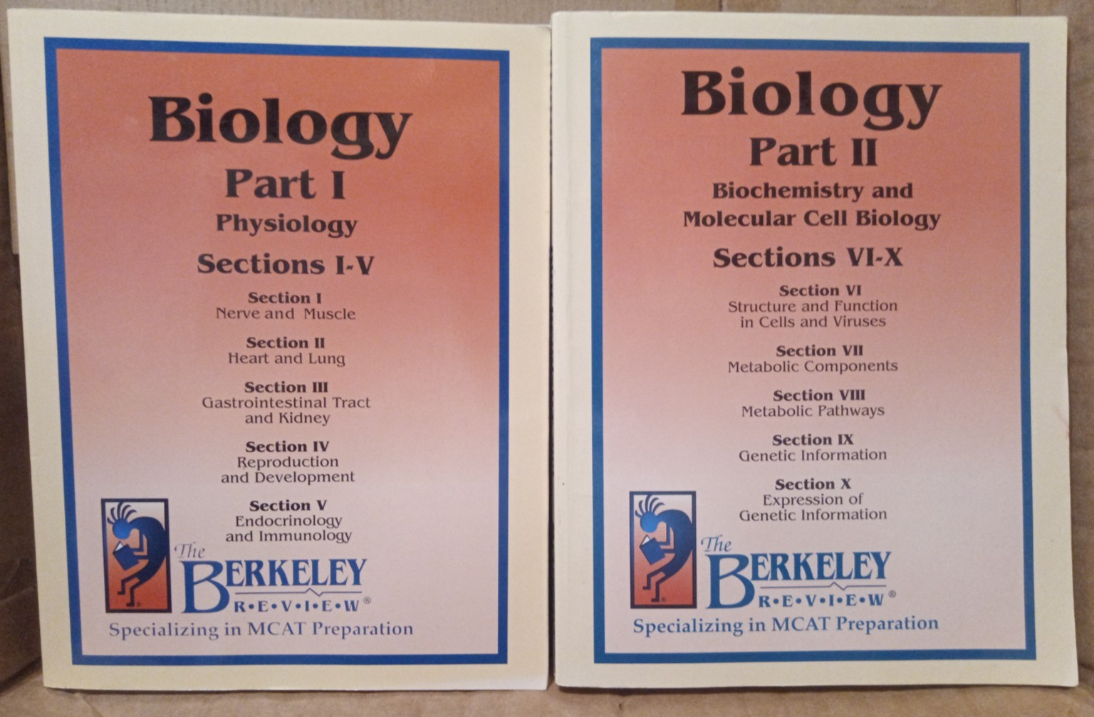 The Berkeley Review-Biology Parts I & II – MCAT Prep–Sections I- V & VI – X