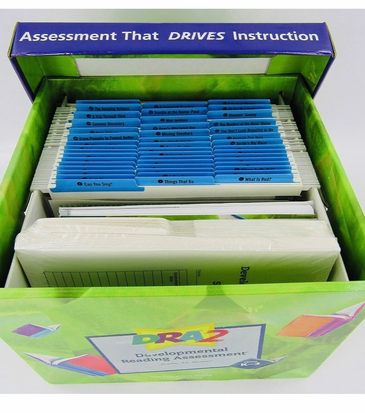 DRA2 Developmental Reading Assessment DRA 2 Grades K-3 Boxed SET Books Discs