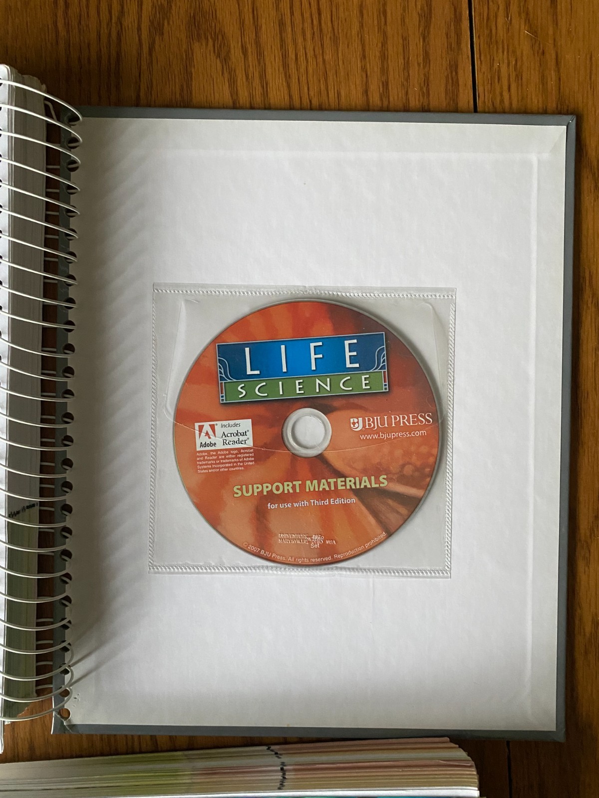 Bob Jones University BJU Life Science Set with Tests and Test Answer Key