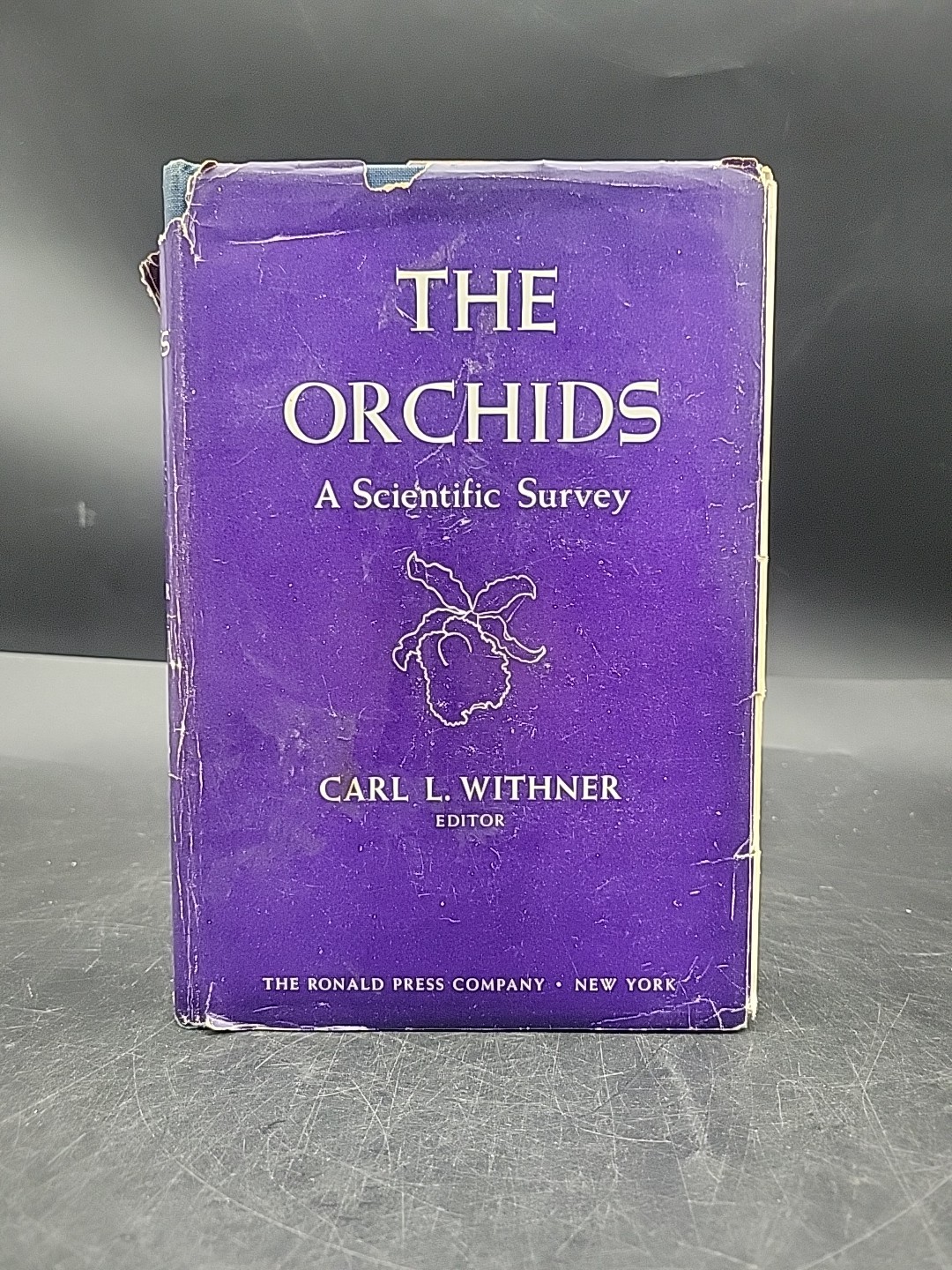 CARL L. WITHNER 1959 FIRST EDITION BOOK ~THE ORCHIDS A SCIENTIFIC SURVEY~ RONALD