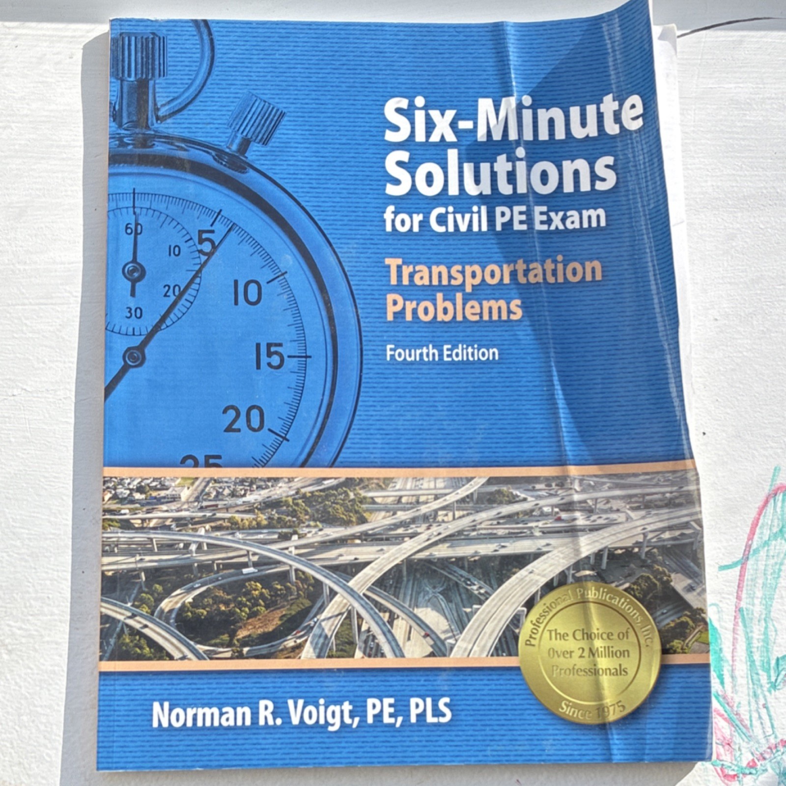 Professional Publications Six-Minute Solutions Civil PE Exam 4th Ed Book Voigt