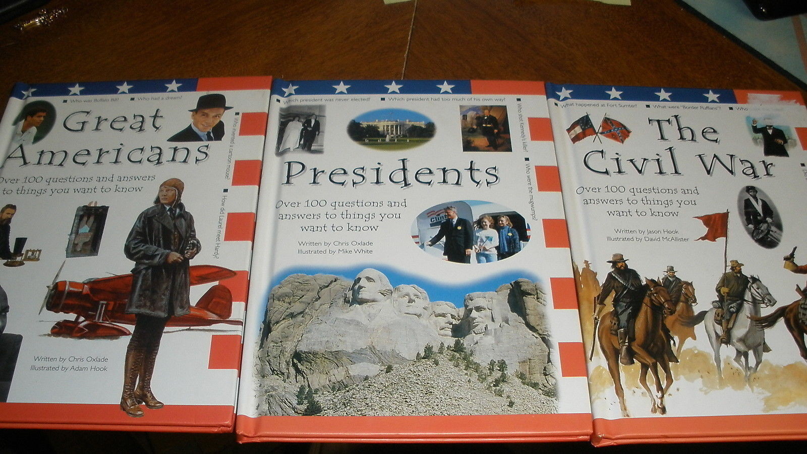 3 NEW HC education books Civil War, Presidents, Great A