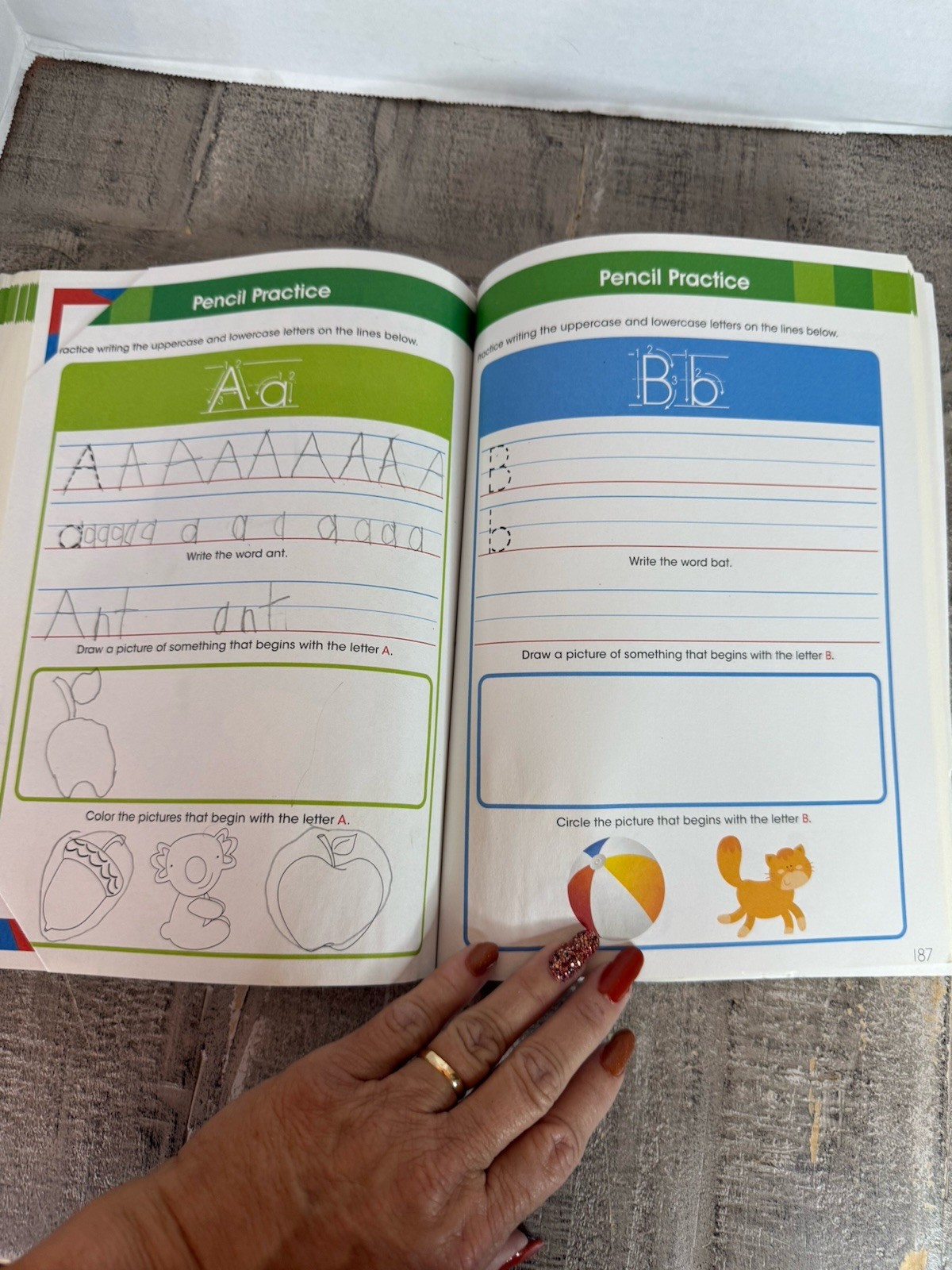 First Grade Workbook Reading, Writing And Math